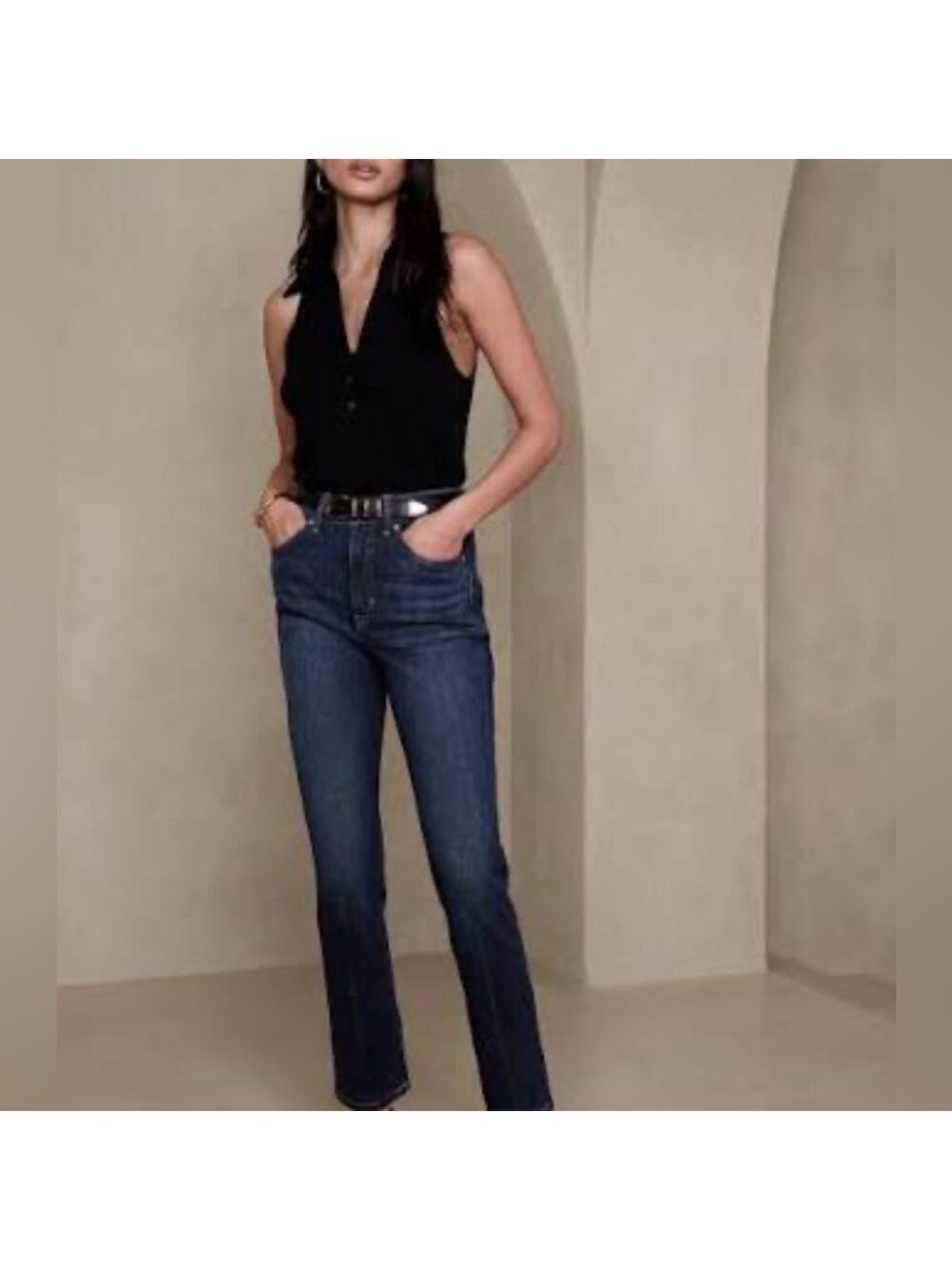 Banana Republic Slim Straight High rise